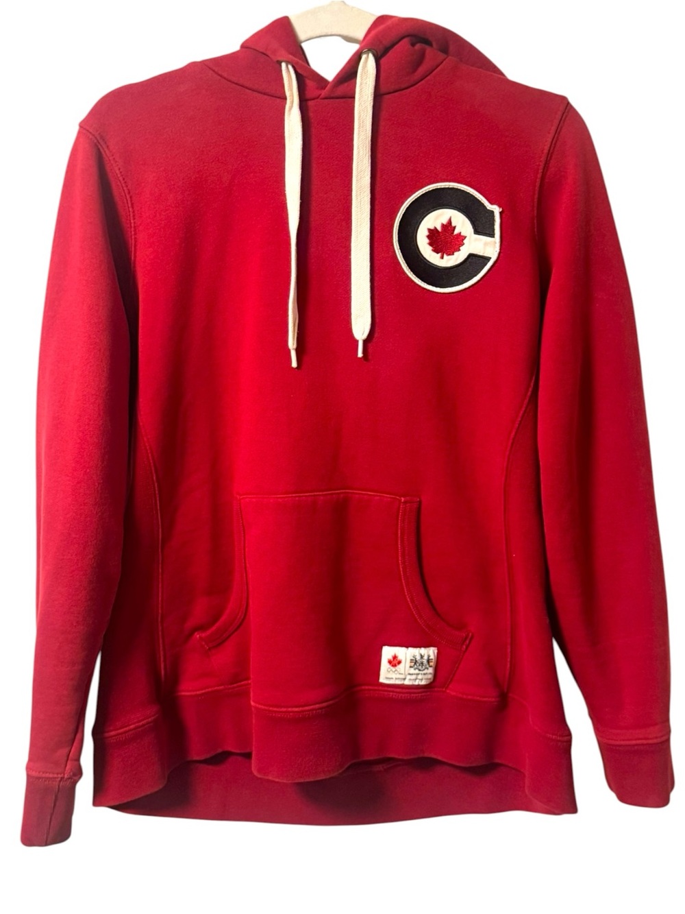 Hudson’s Bay Company Team Canada Olympic Pullover Hoodie Women’s Large 2010 Red